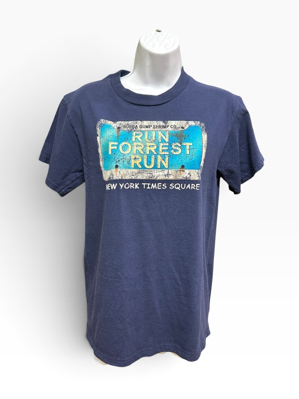 Bubba Gump New York Times Square Blue T-shirt Size S